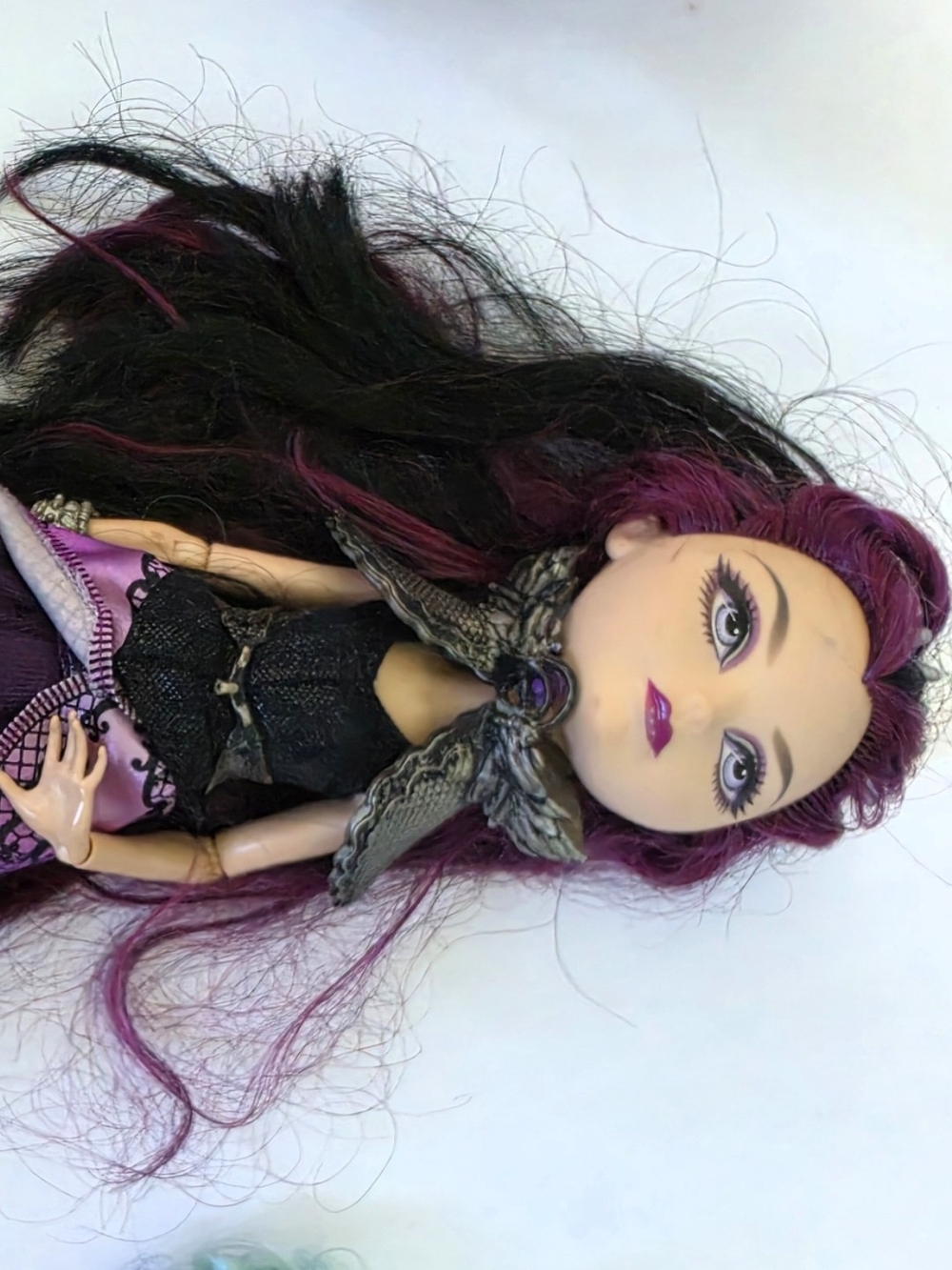 an Ever After High First Chapter Raven Queen Doll by Mattel,
